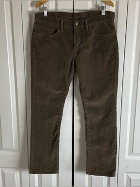 Levi’s 511 Corduroy Stretch Pants Men’s 32x30* Chocolate Brown Straight Leg